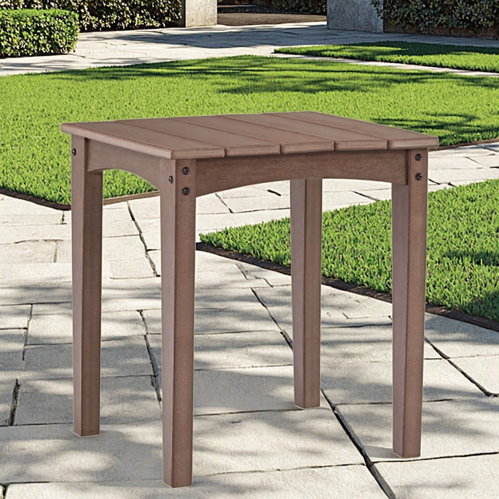 TABLE   TA002  Square Side Table Small Indoor Outdoor Furniture for Patio Backyard Pool Durable Coffee Table for Living Room Villa